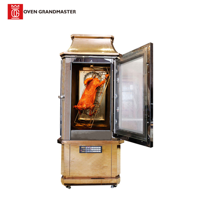 खरीदें 380V चिकन ग्रिल मशीनें हॉट ब्लास्ट शेलफिश चिकन रोटिसरी ओवन online manufacture
