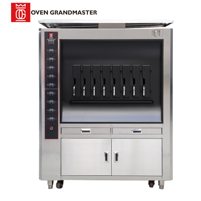 खरीदें सिंगल लेयर फिश ग्रिल मशीन आठ ग्रिड 380V इलेक्ट्रिक ग्रिल मशीन online manufacture