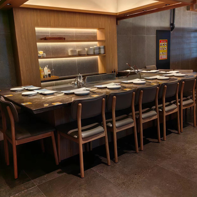 खरीदें रेस्तरां BBQ के लिए उच्च दक्षता Hibachi Teppanyaki ग्रिल टेबल online manufacture
