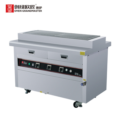 खरीदें रेस्तरां के लिए 15kw इलेक्ट्रिक BBQ चिकन ग्रिल मशीन online manufacture