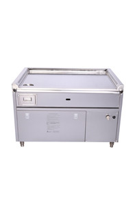खरीदें रेस्तरां होटल के लिए विशेष मिश्र धातु स्टील गैस Teppanyaki ग्रिल टेबल online manufacture