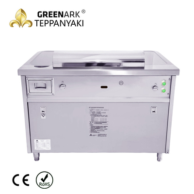 खरीदें 7 सीटें इलेक्ट्रिक टेपन्याकी ग्रिल स्टेनलेस स्टील सामग्री 380v 50hz बारबेक्यू के लिए online manufacture