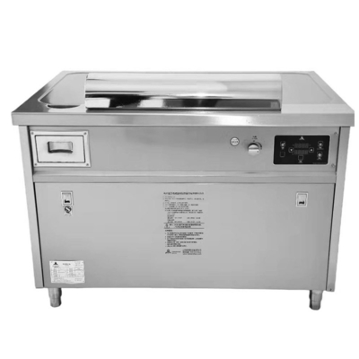 खरीदें आयताकार स्टेनलेस स्टील जापानी Teppanyaki ग्रिल टेबल ग्रिल में निर्मित online manufacture