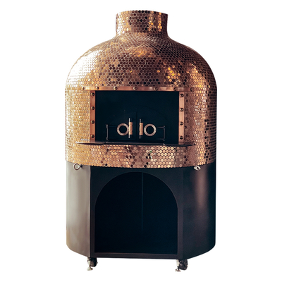 खरीदें Round Wood Fired Pizza Oven with Volcanic Lava Rock ऑनलाइन निर्माण