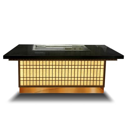 खरीदें Commercial Teppanyaki Grill Table 8000W Electric 20mm Alloy Steel ऑनलाइन निर्माण