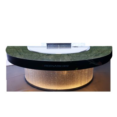 खरीदें Custom Teppanyaki Grill Table 1300x1000mm 8000W Electric/Gas ऑनलाइन निर्माण