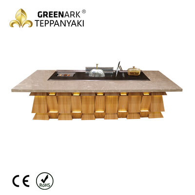 खरीदें 3 in 1 Multifunctional Commercial Teppanyaki Grill Table for Food Plaza and Outdoor Dining ऑनलाइन निर्माण