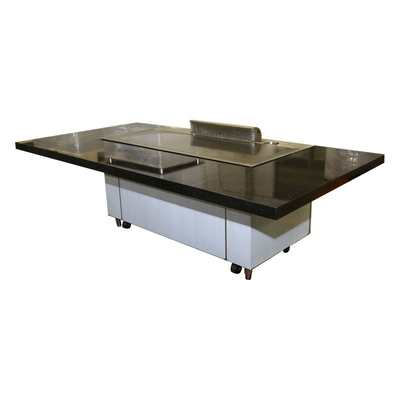 वाणिज्यिक रसोई उपकरण Teppanyaki गैस / इलेक्ट्रिक / प्रेरण ग्रिल