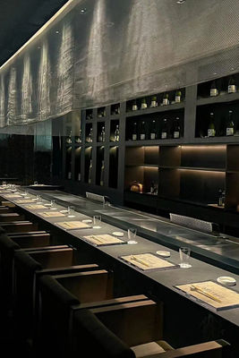 7-12 सीटों का इनडोर टेपन्याकी ग्रिल