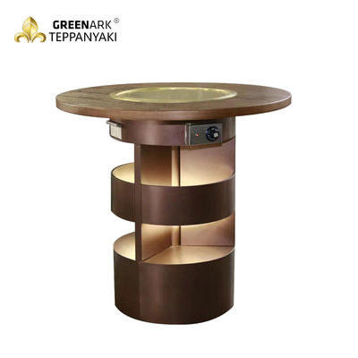 GREENARK छोटे इलेक्ट्रिक कॉपर Teppanyaki ग्रिल टेबल