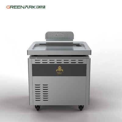 वाणिज्यिक रसोई उपकरण 4.5KW मल्टीफंक्शन इंडक्शन फ्लैट फ्रायर टेपनीकी ग्रिल कैबिनेट के साथ