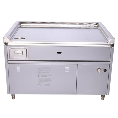 व्यावसायिक तेppanyaki ग्रिल टेबल 1200mm-2400mm स्टेनलेस स्टील 304