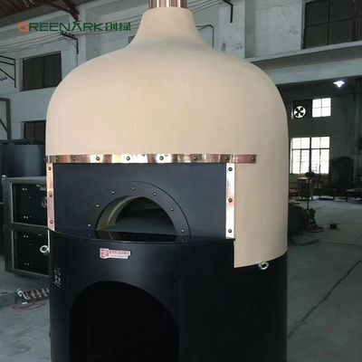 कस्टम पिज्जा ओवन 15kw ज्वालामुखी पत्थर के साथ 500-600°C