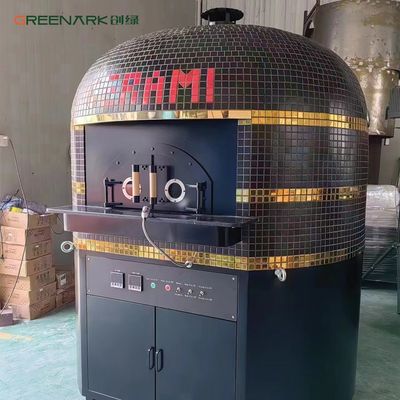 कस्टम ज्वालामुखी पत्थर पिज्जा ओवन 500-600°C 15kw पावर के साथ